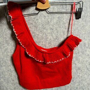 Urban Outfitters OB965182 Red Knit Top – Women’s Medium, Gently Used
